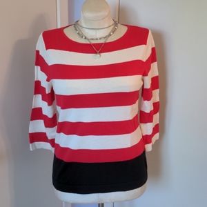 Westbound szL striped sweater nwt